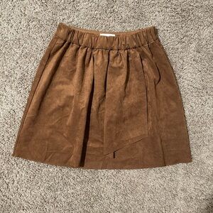 Wilfred A-Line Brown Skirt